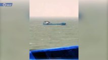 غرق سفينة إيرانية قرب السواحل العراقية