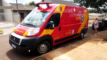 Idosa de 90 anos é socorrida após sofrer queda em residência no Brasmadeira
