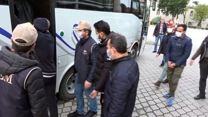 DEAŞ'tan gözaltına alınan yabancı uyruklu 10 kişi adliyeye sevk edildi