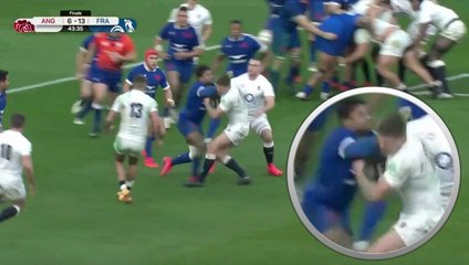 Jonathan Danty envoie voler Owen Farrell avec une énorme percussion