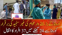Alarming situation in Pakistan, coronavirus positivity ratio reaches new high