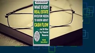 About For Books  What Every Real Estate Investor Needs to Know about Cash Flow... and 36 Other Key
