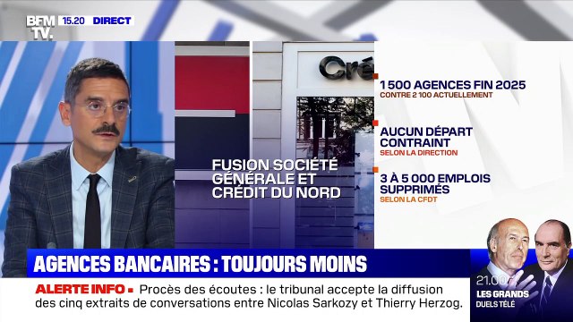 Agences bancaires : toujours moins - 07/12