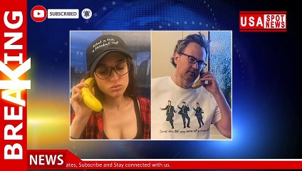 Matthew Perry posts photo of fiancée modeling 'Friends' merch