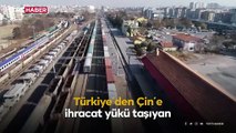 Türkiye'den Çin'e giden ilk ihracat treni Kayseri'ye ulaştı