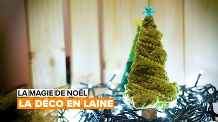 Déco d'hiver : faites des ornements en laine pour Noël