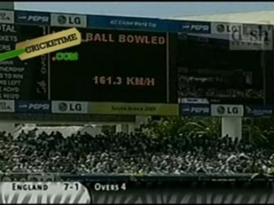 Akhtar 100 mph ball vs england