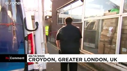 First batches of coronavirus vaccine arrive at hospital near London