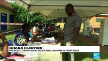 Ghana elections: President Akufo-Addo faces rival Mahama in tight race