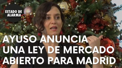 AYUSO ANUNCIA una ley de MERCADO ABIERTO para DEFENDER la LIBERTAD EMPRESARIAL y FISCAL en MADRID