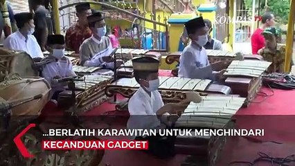 Hindari Kecanduan Game Online, Anak-anak Diajak Latihan Karawitan