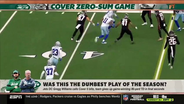 First Take | Is New York Jets DC Gregg Williams call against Las Vegas Raiders in final seconds the dumbest play of NFL season?