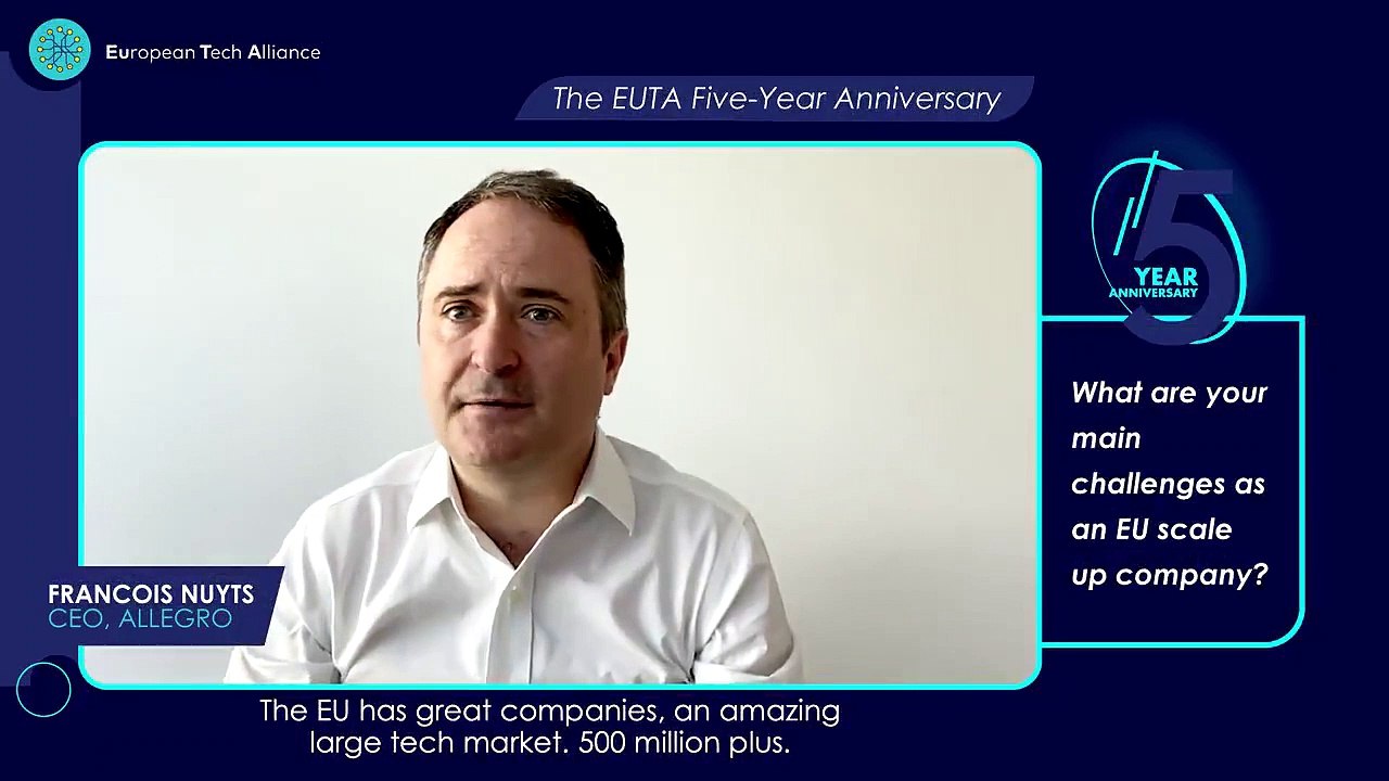 Francois Nuyts discusses the challenges Allegro has faced as an EU scale-up company