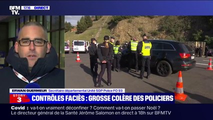 Contrôles au faciès: pour Erwan Guermeur (Unité SGP Police FO), "les policiers se sentent lâchés par le président"