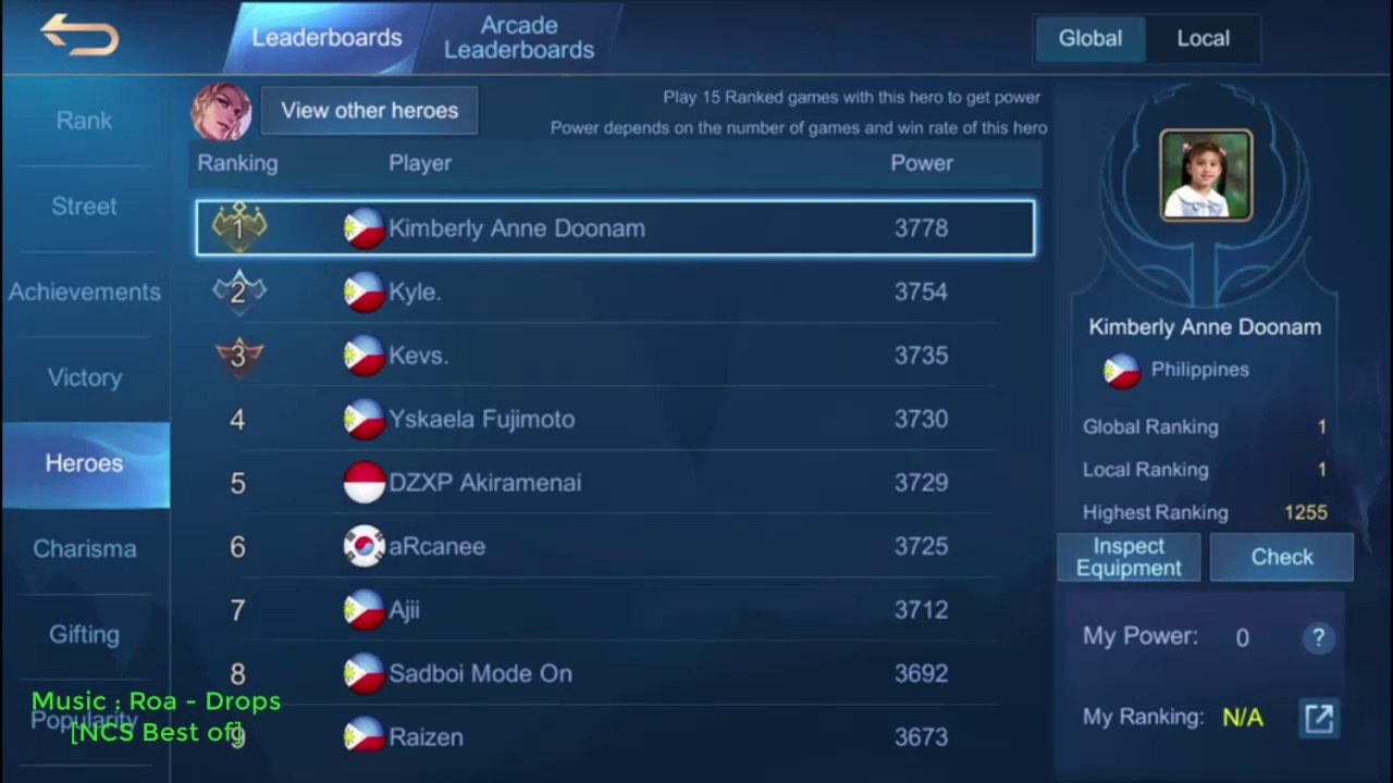 Top 1 Global Lancelot - Kimberly Anne Doonam  Gameplay - Mobile Legends Bang Bang (MLBB) Season 18