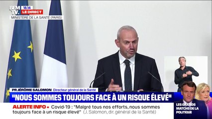 Pr Salomon: "Depuis quelques jours, le niveau de contaminations quotidiennes ne baisse plus"