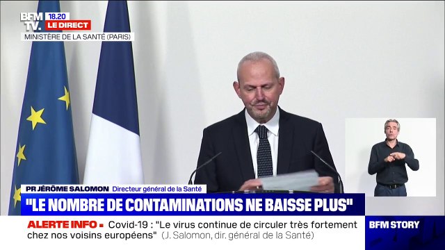 Jérôme Salomon: 26.365 malades de la Covid sont hospitalisés, dont 3198 en réanimation