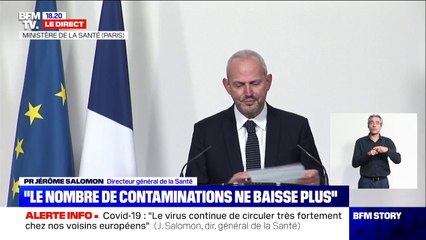 Jérôme Salomon: "26.365 malades de la Covid sont hospitalisés, dont 3198 en réanimation"