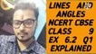 LINES AND ANGLES NCERT CBSE CLASS 9 EX 6.2 Q1 EXPLAINED.