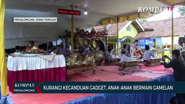 Kurangi Kecanduan Gadget, Anak-Anak Belajar Bermain Gamelan