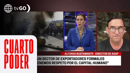 Entrevista a Alfonso Bustamante, Director de AGAP | Cuarto Poder