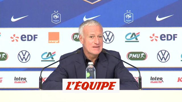 Deschamps : «Je ne vais pas sauter au plafond» - Foot - Tirage au sort CM 2022 - Bleus