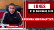 Resumen de noticias  lunes 7 de diciembre  2020 / Panorama Informativo / 88.9 Noticias