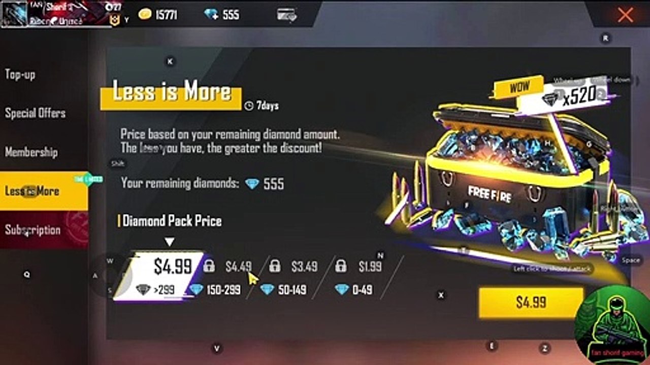 520 diamond top up _ 520 diamond event _ 520 diamond giveaway _ Free Fire  _ Fan Shorif Gaming