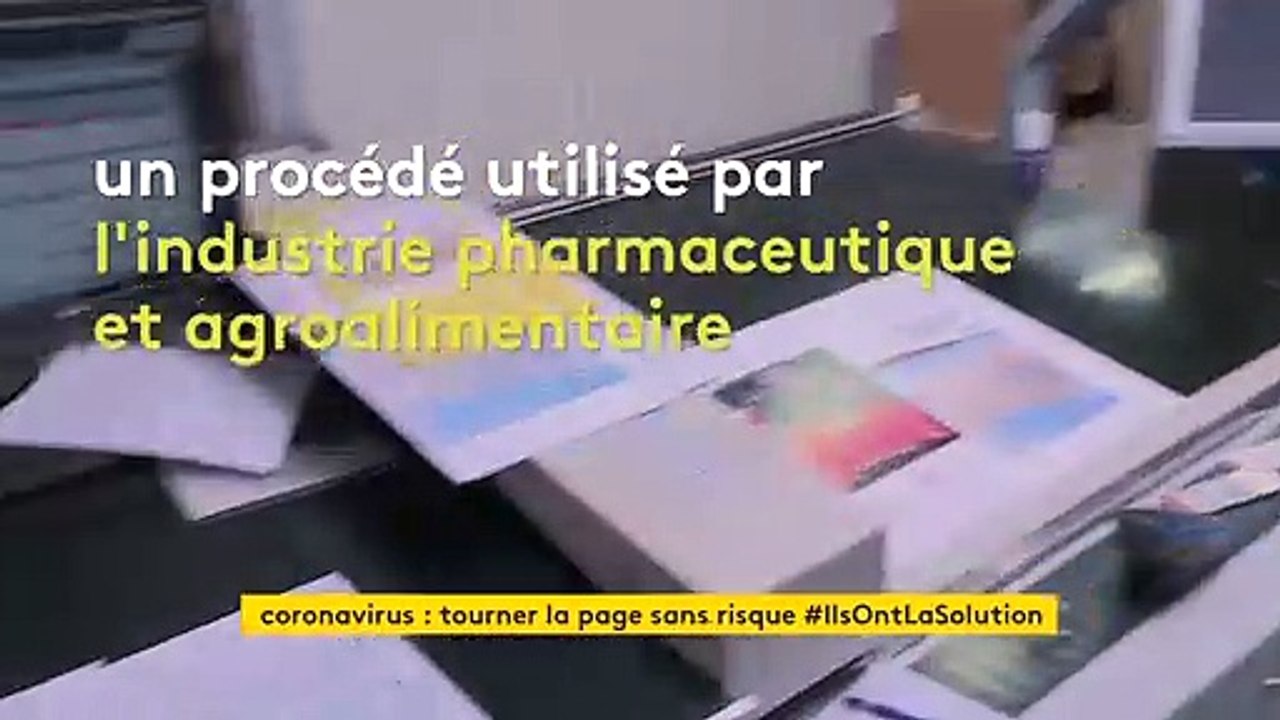 Covid-19 : une couverture de magazine enduite d'un vernis anti-virus