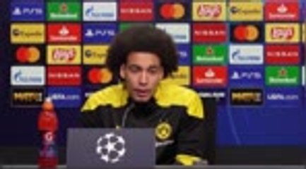 Groupe F - Witsel : "Quand vous voyez le PSG, ce n'est facile pour personne en Champion's"