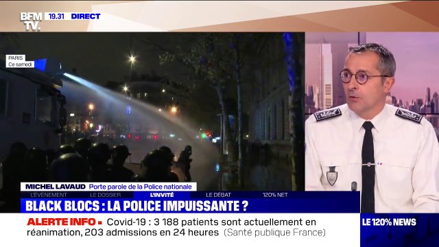 Michel Lavaud (Police nationale) sur les black blocs: Ce n'est pas parce que ce nous avons un nom que nous pouvons interpeller un individu dans un cadre de flagrant délit