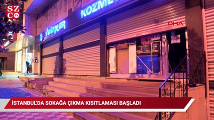 Download Video: İstanbul'da sokağa çıkma kısıtlması başladı