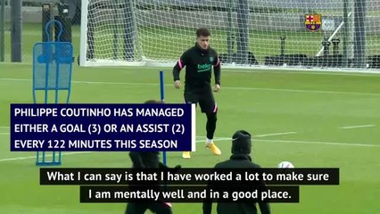 Coutinho admits Barca form has not met expectations