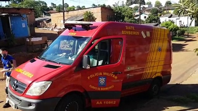 Após sofrer queda, criança de 12 anos é socorrida pelo Siate no XIV de Novembro