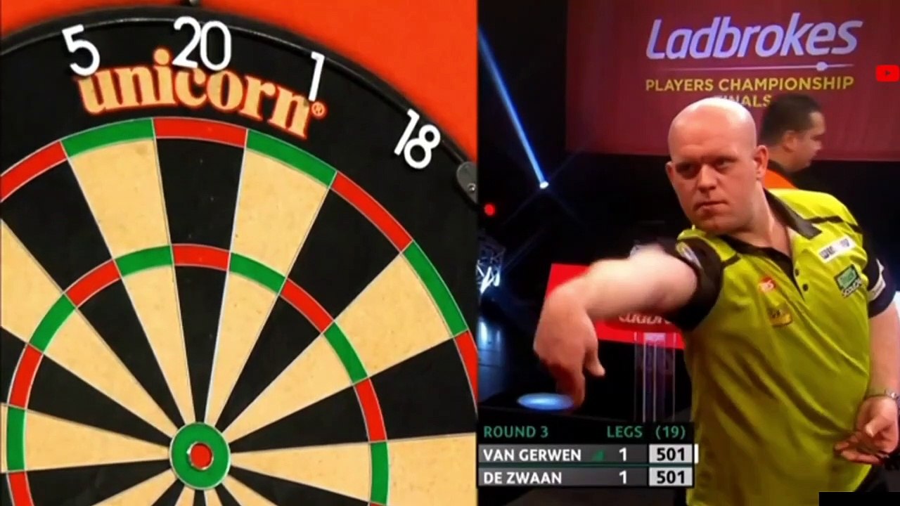 Michael van Gerwen vs Jeffrey de Zwaan | Round 3 | Players Championship Finals 2020