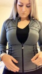 Women's Jacket Zipper Decides to Stay Down