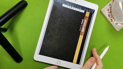 Watch me taking digital notes inside my 2021 Outline Planner (over my shoulder)