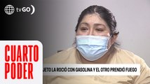 Mujer fue atacada por sujetos que pendieron fuego a su moto cuando ella estaba dentro | Cuarto Poder