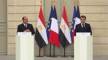 ماكرون يفصل بين التعاون العسكري بين القاهرة وباريس والملف الحقوقي المصري