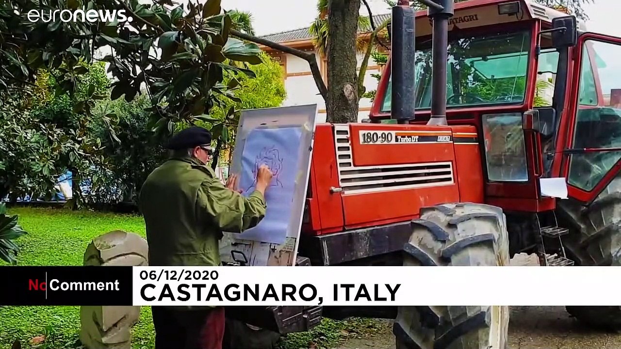 Beethoven auf dem Acker und 'Show Fenster' in Berlin