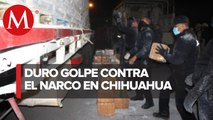 En Chihuahua aseguran tráiler con mil 200 mdp en droga