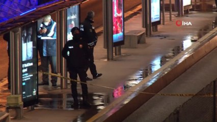 Çağlayan Metrobüs durağında şüpheli paket alarmı