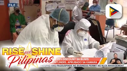 Panukalang 25% discount sa buwis para sa mga frontliner, aprubado sa Kamara