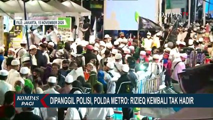 Rizieq Shihab Mangkir dari Panggilan Kedua Polisi
