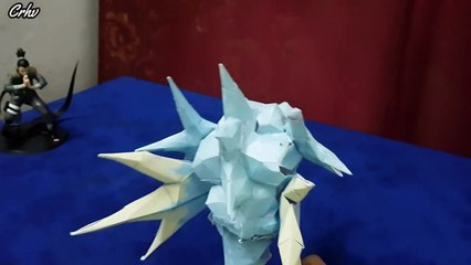 Hướng dẫn làm mô hình giấy pokemon Seadra [ Papercraft ]