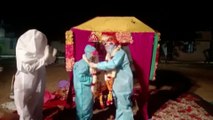 Indian bride ties the knot in protective suit after testing positive for coronavirus on wedding day