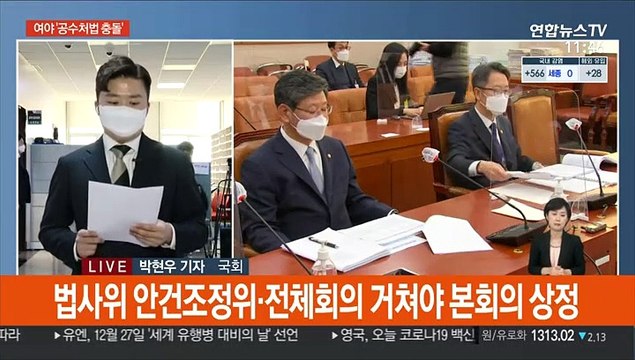 공수처법 개정안 국회 법사위 통과…野 강력 반발