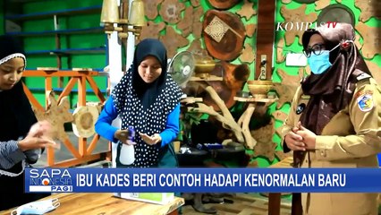 Sebagai Seorang Ibu dan Kepala Desa, Tetap Ajak Taati Prinsip 3M