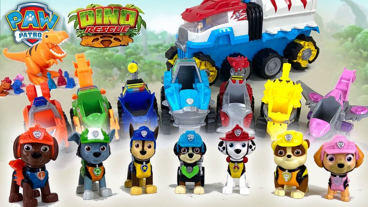 Paw Patrol DINO Vehicles with All-Terrain Dino Patroller - video Dailymotion