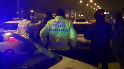 Polisin 'dur' ikazına uymayarak kaçması pahalıya patladı